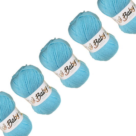 5 x 100g Woolcraft Babycare DK - All Shades